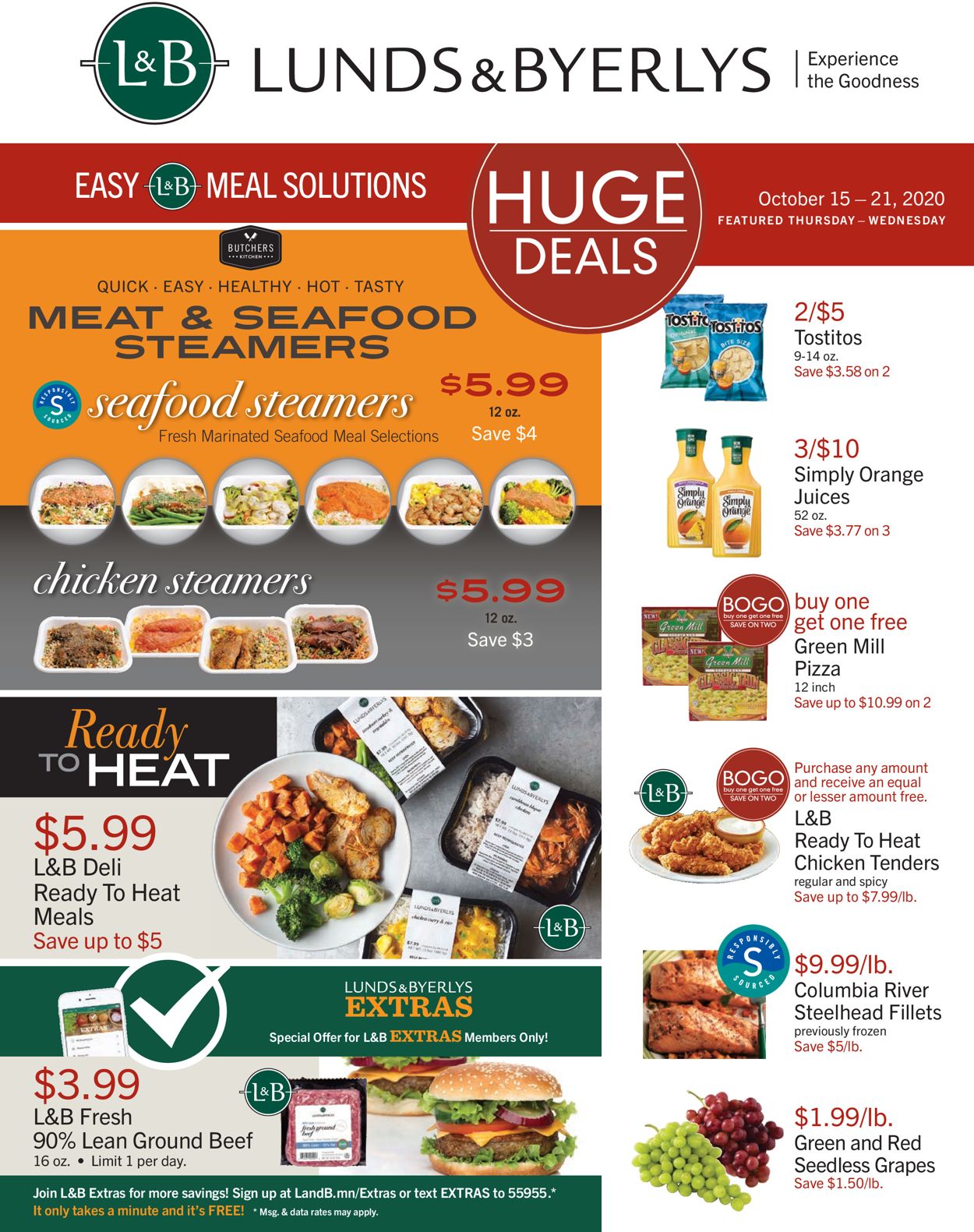 Catalogue Lunds & Byerlys from 10/15/2020
