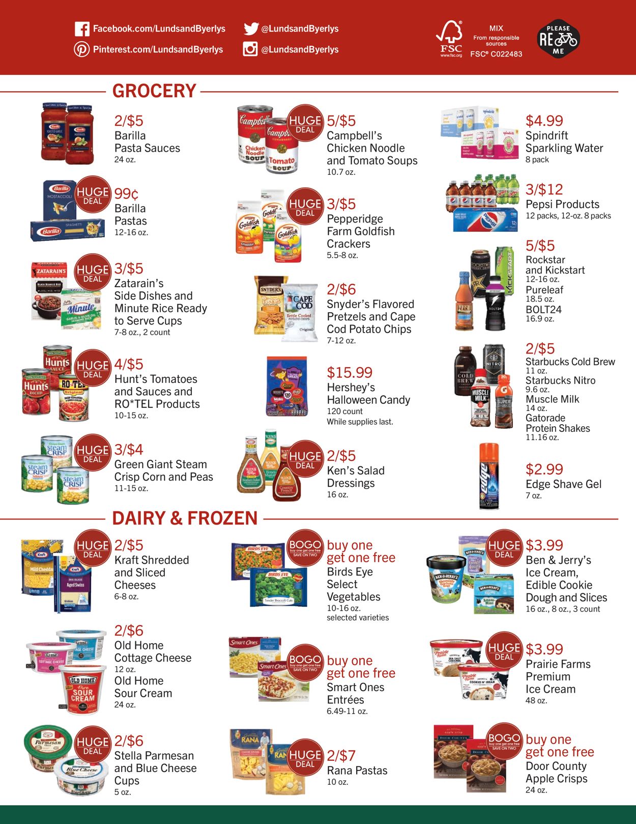 Catalogue Lunds & Byerlys from 10/15/2020