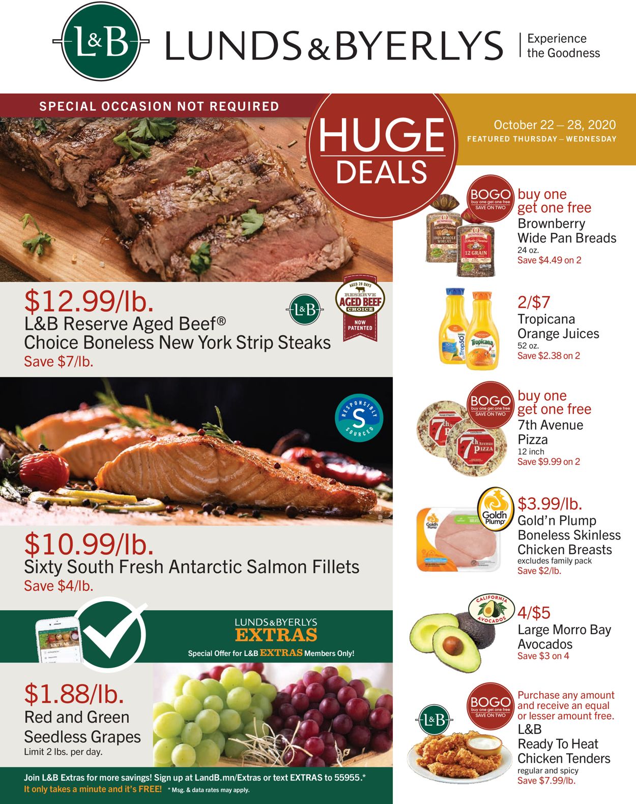Catalogue Lunds & Byerlys from 10/22/2020