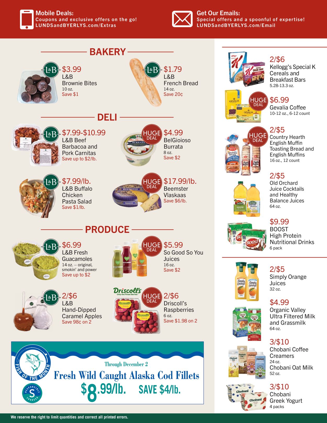 Catalogue Lunds & Byerlys from 10/29/2020