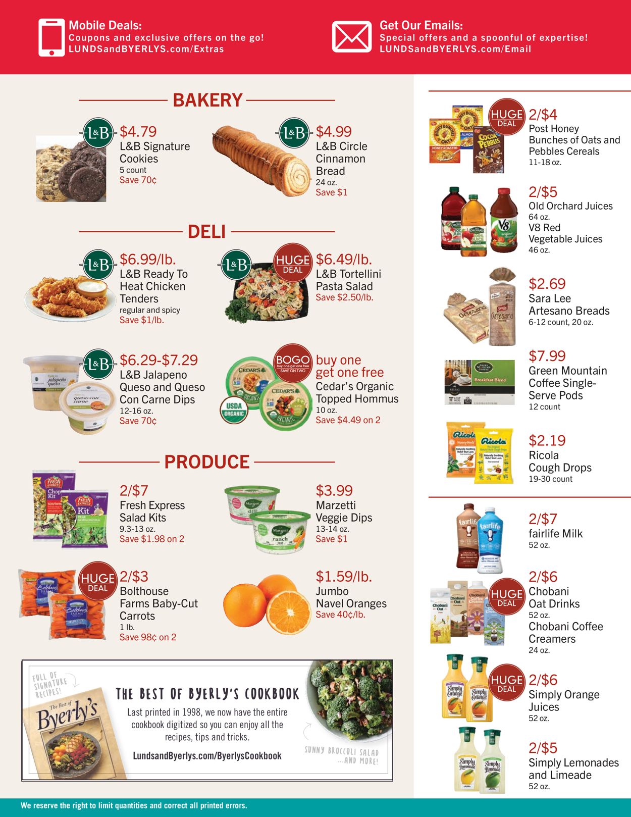 Catalogue Lunds & Byerlys from 12/26/2020