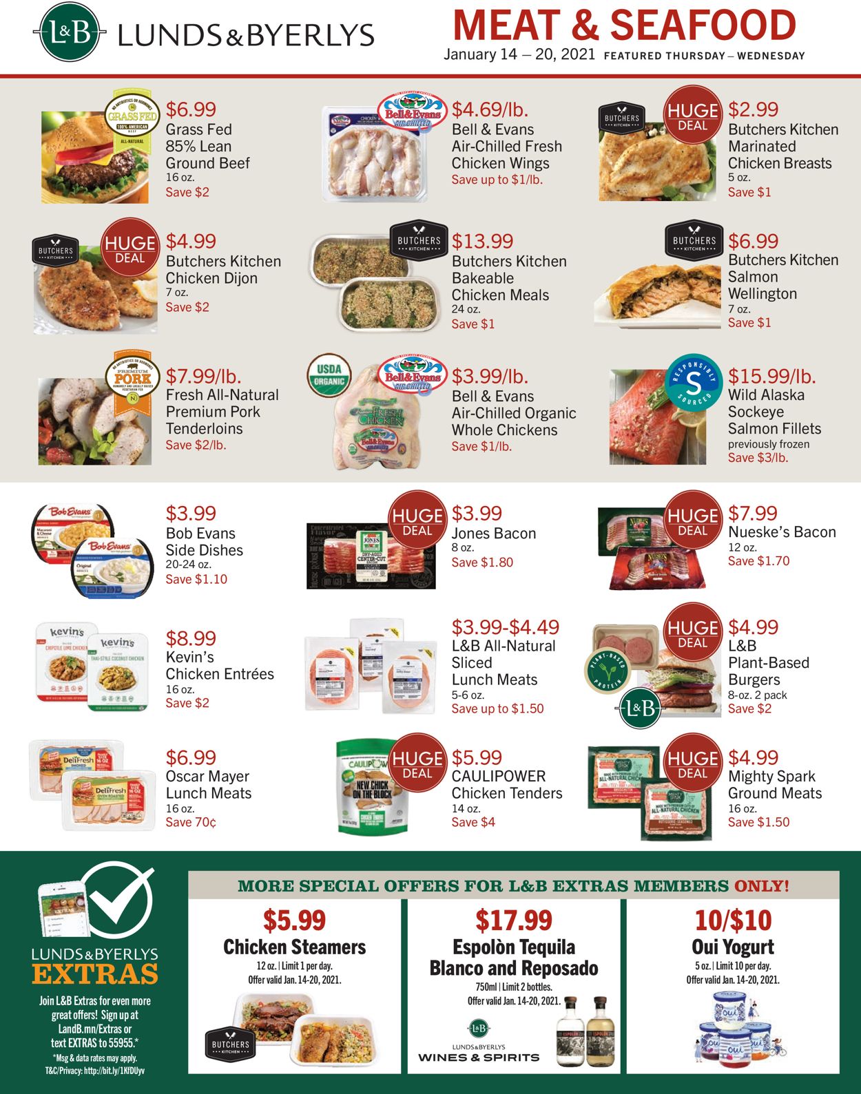 Catalogue Lunds & Byerlys from 01/14/2021