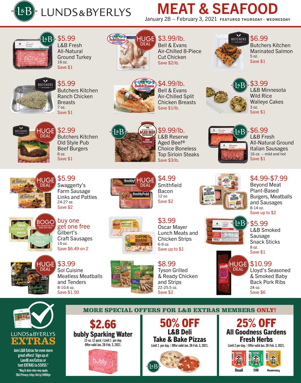 Catalogue Lunds & Byerlys from 01/28/2021