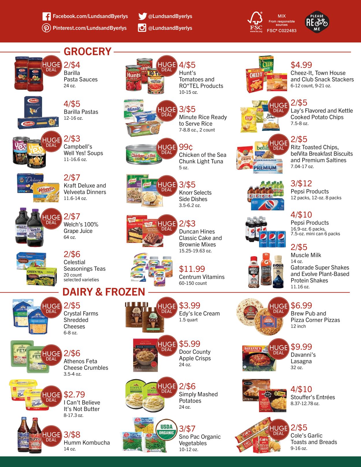 Catalogue Lunds & Byerlys from 02/25/2021