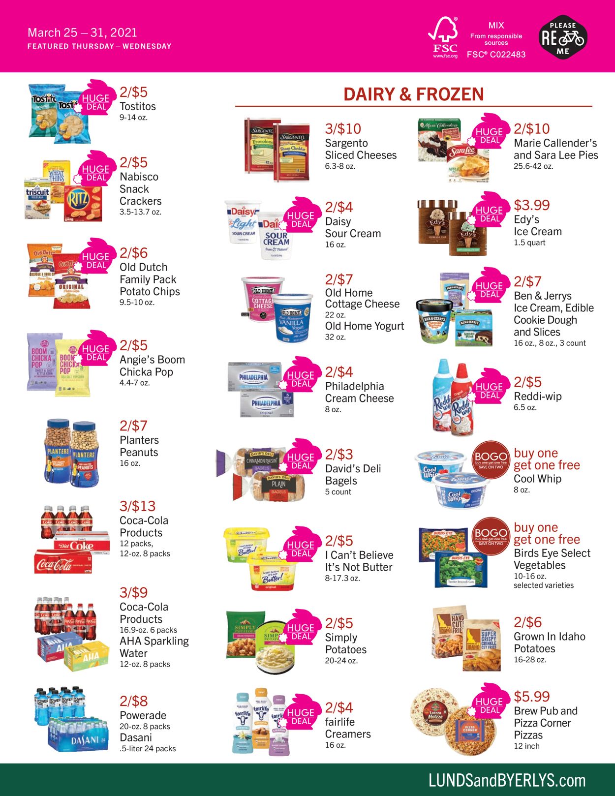 Catalogue Lunds & Byerlys from 03/25/2021