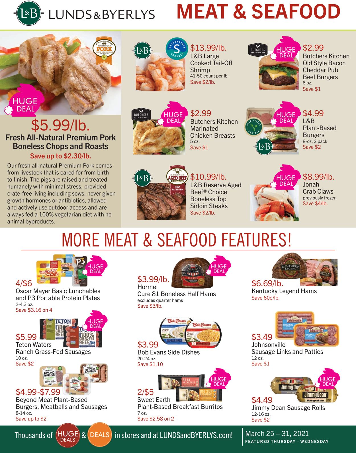 Catalogue Lunds & Byerlys from 03/25/2021