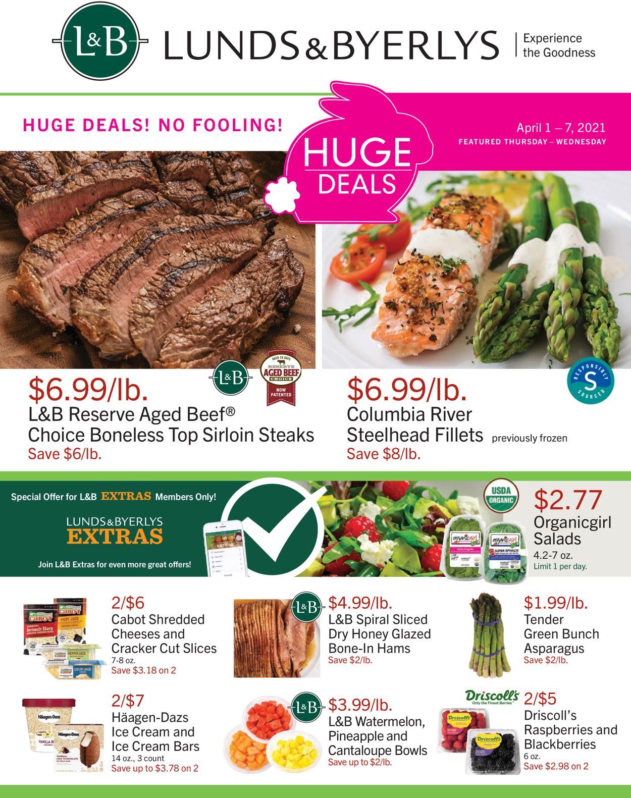 Catalogue Lunds & Byerlys  - Easter 2021 Ad from 04/01/2021