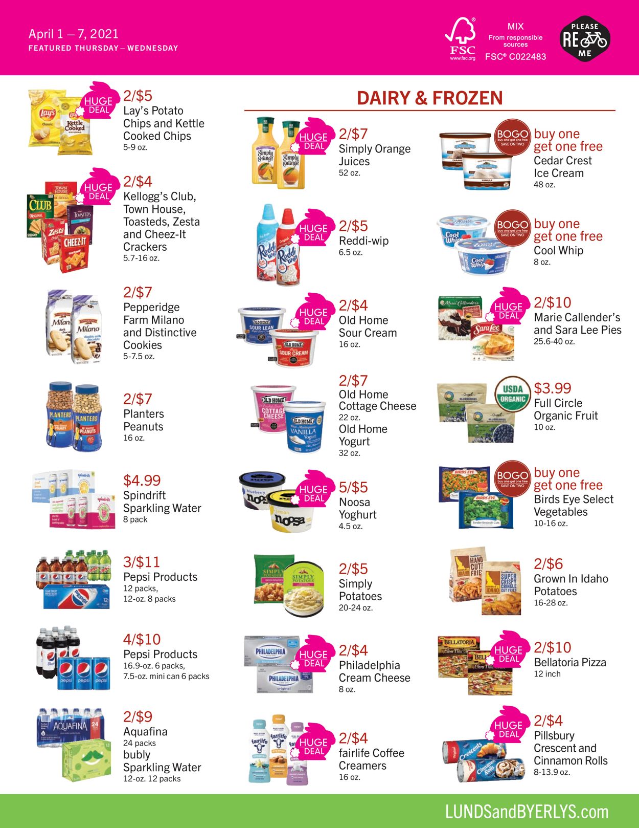 Catalogue Lunds & Byerlys  - Easter 2021 Ad from 04/01/2021