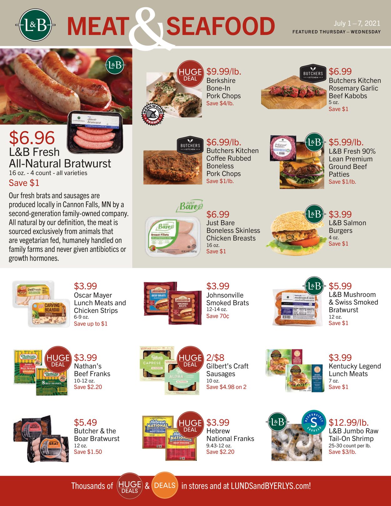 Catalogue Lunds & Byerlys from 07/01/2021