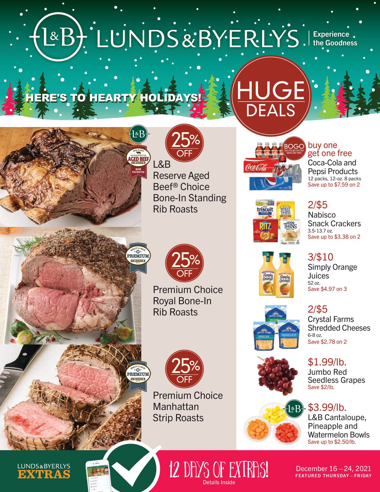 Catalogue Lunds & Byerlys CHRISTMAS 2021 from 12/16/2021