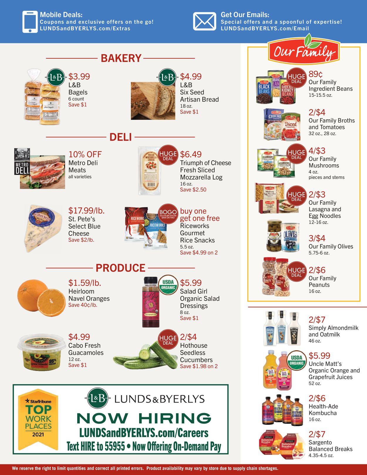 Catalogue Lunds & Byerlys from 01/01/2022