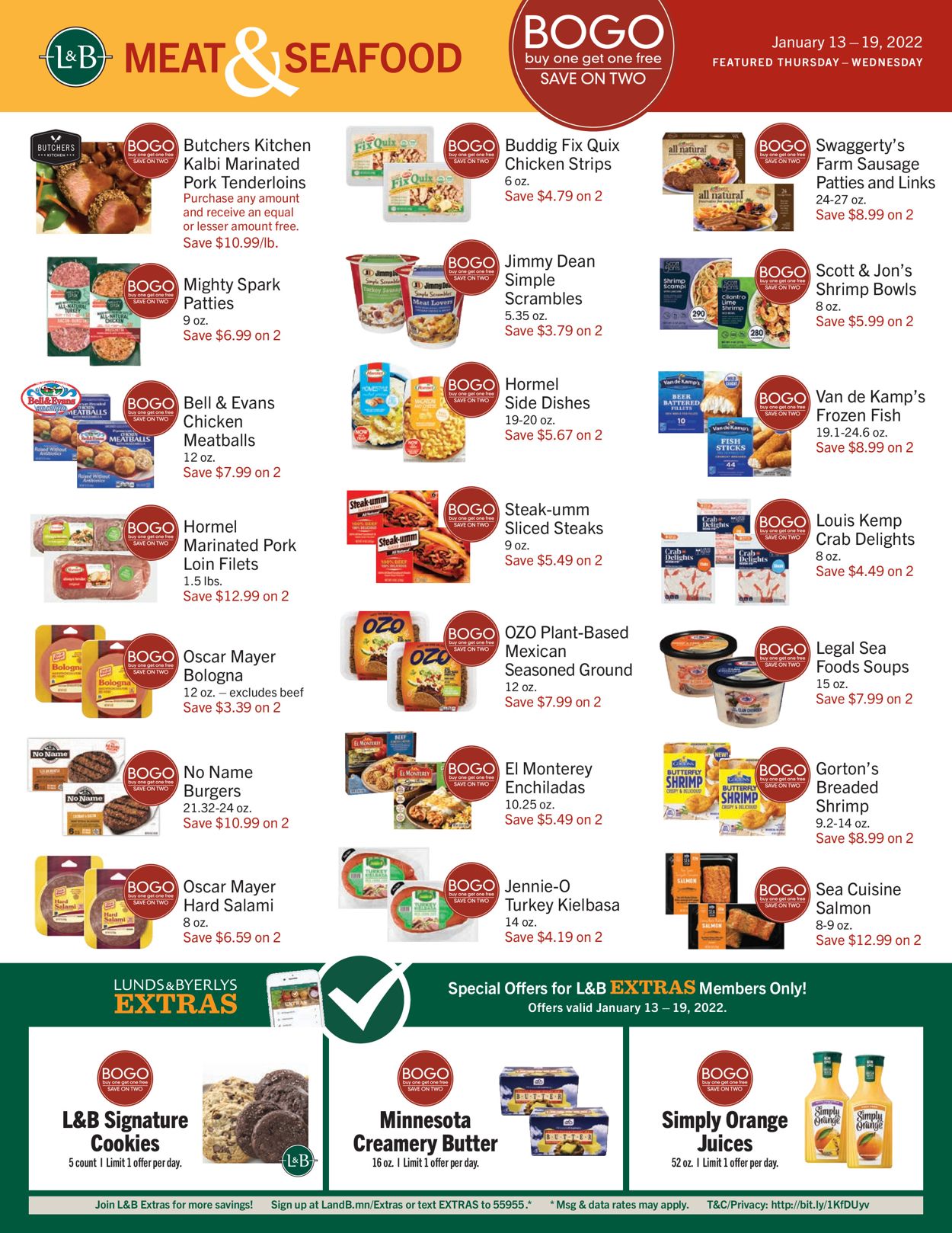 Catalogue Lunds & Byerlys from 01/13/2022