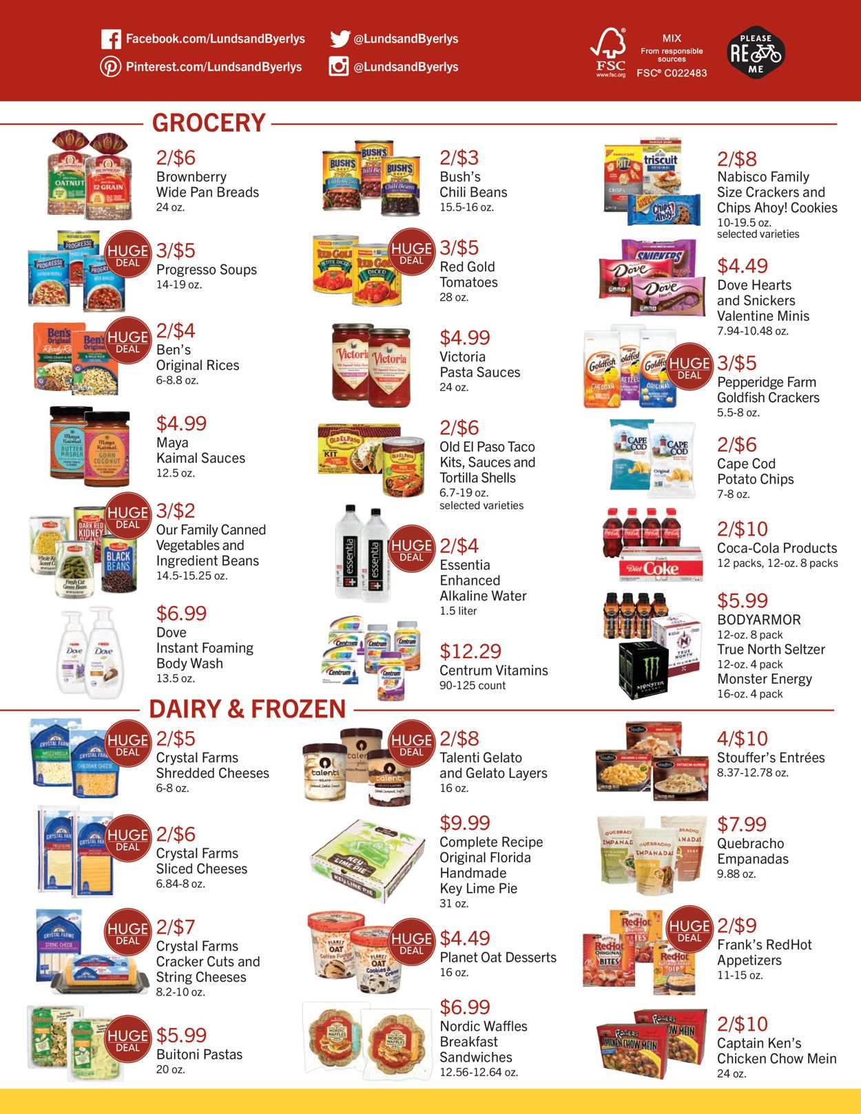 Catalogue Lunds & Byerlys from 01/27/2022