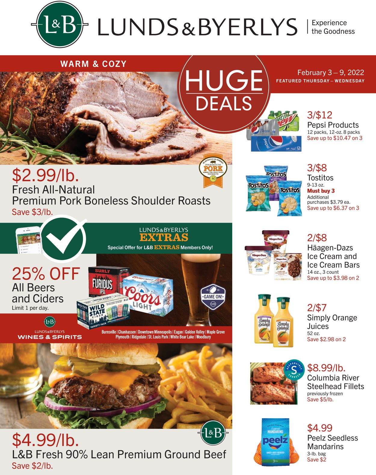 Catalogue Lunds & Byerlys from 02/03/2022