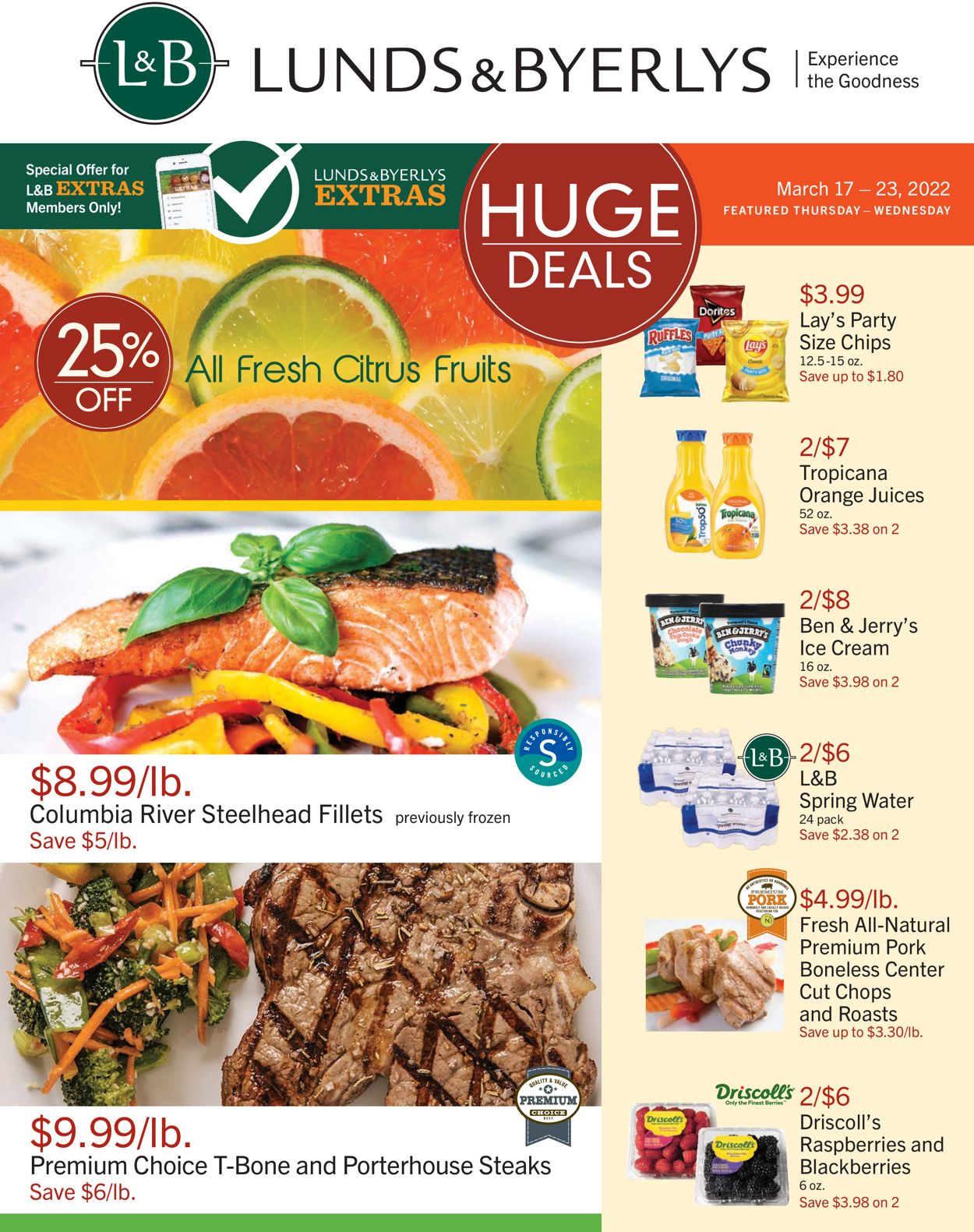 Catalogue Lunds & Byerlys from 03/17/2022