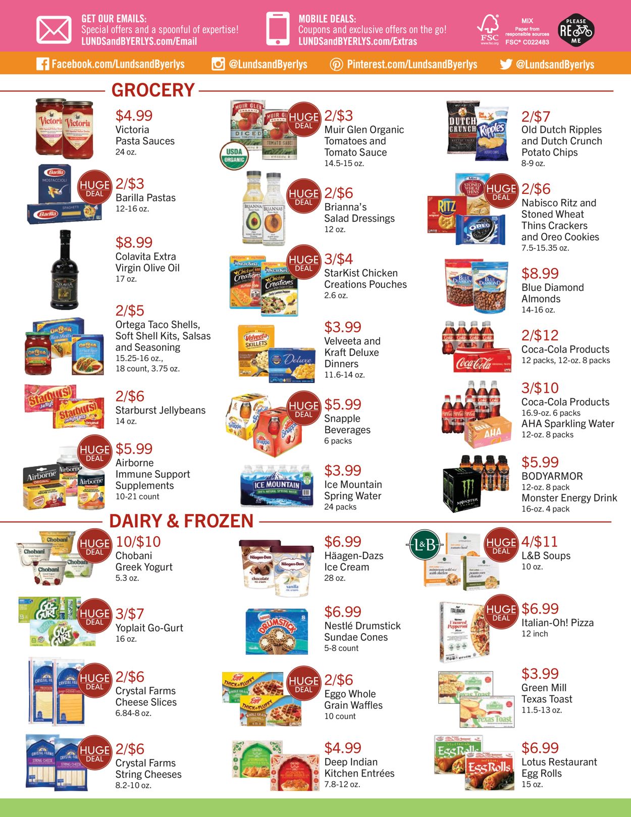 Catalogue Lunds & Byerlys from 03/24/2022