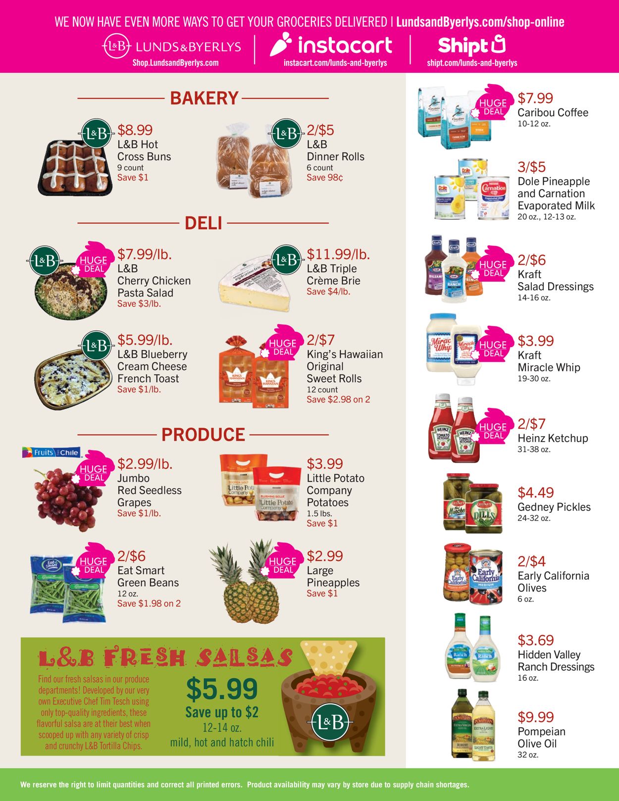 Catalogue Lunds & Byerlys from 04/14/2022