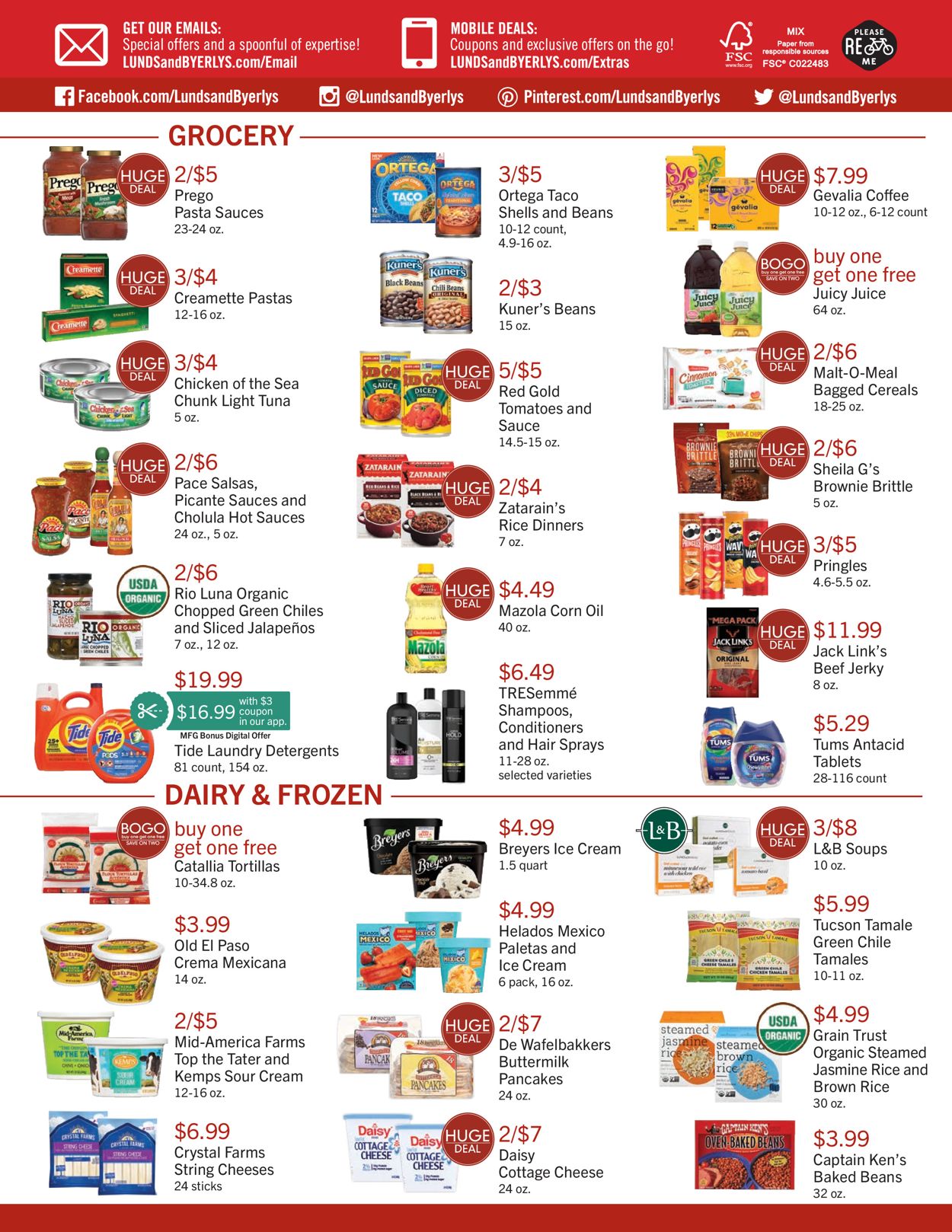 Catalogue Lunds & Byerlys from 04/28/2022