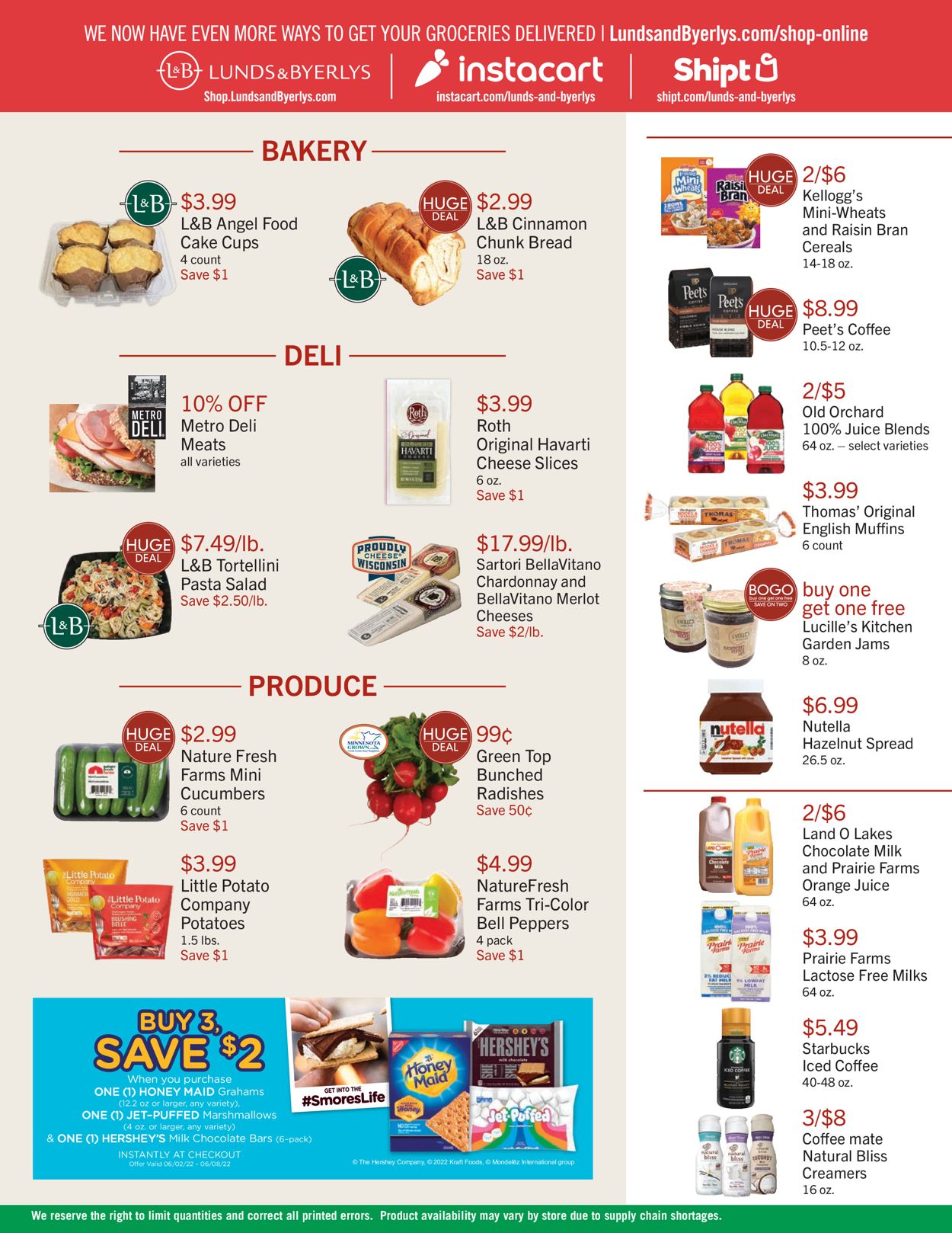 Catalogue Lunds & Byerlys from 06/02/2022