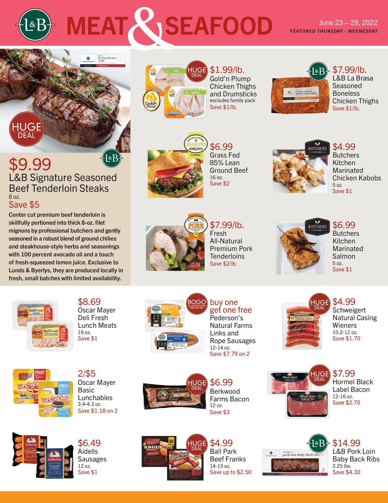 Catalogue Lunds & Byerlys from 06/23/2022