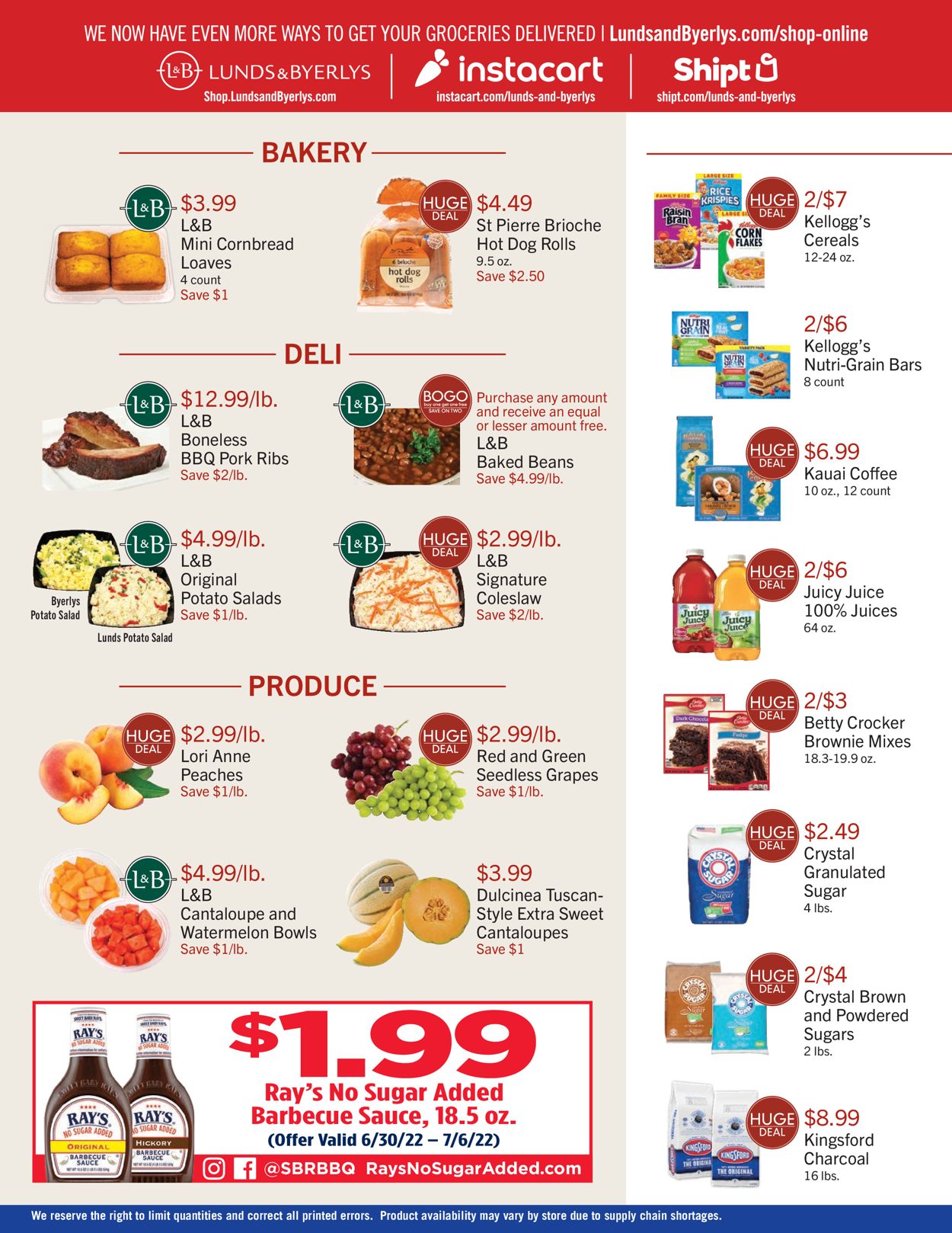 Catalogue Lunds & Byerlys from 06/30/2022