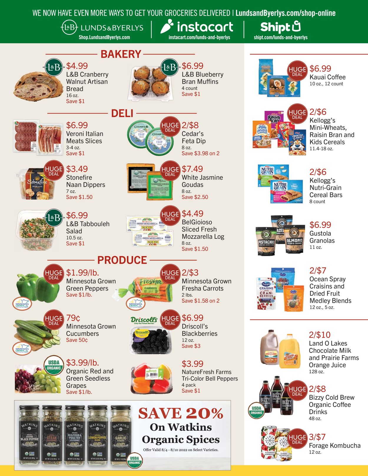 Catalogue Lunds & Byerlys from 08/04/2022