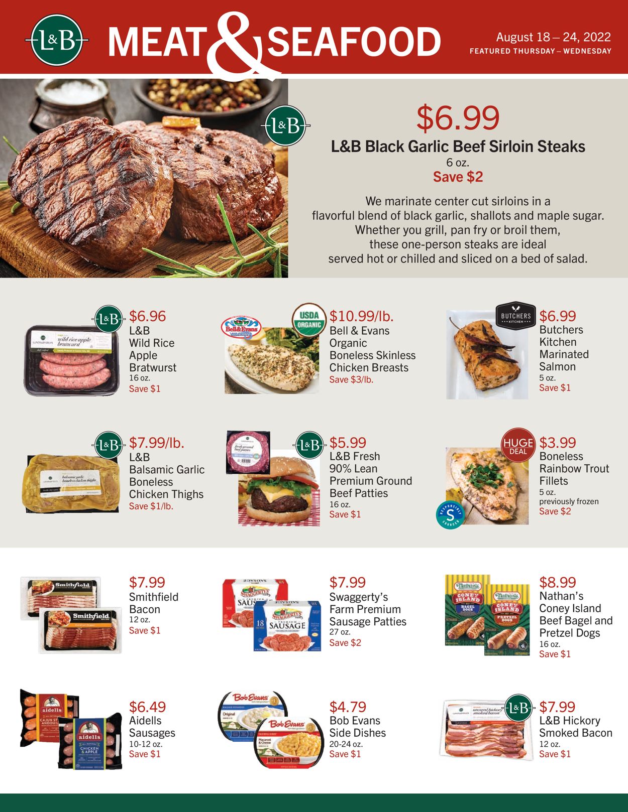 Catalogue Lunds & Byerlys from 08/18/2022