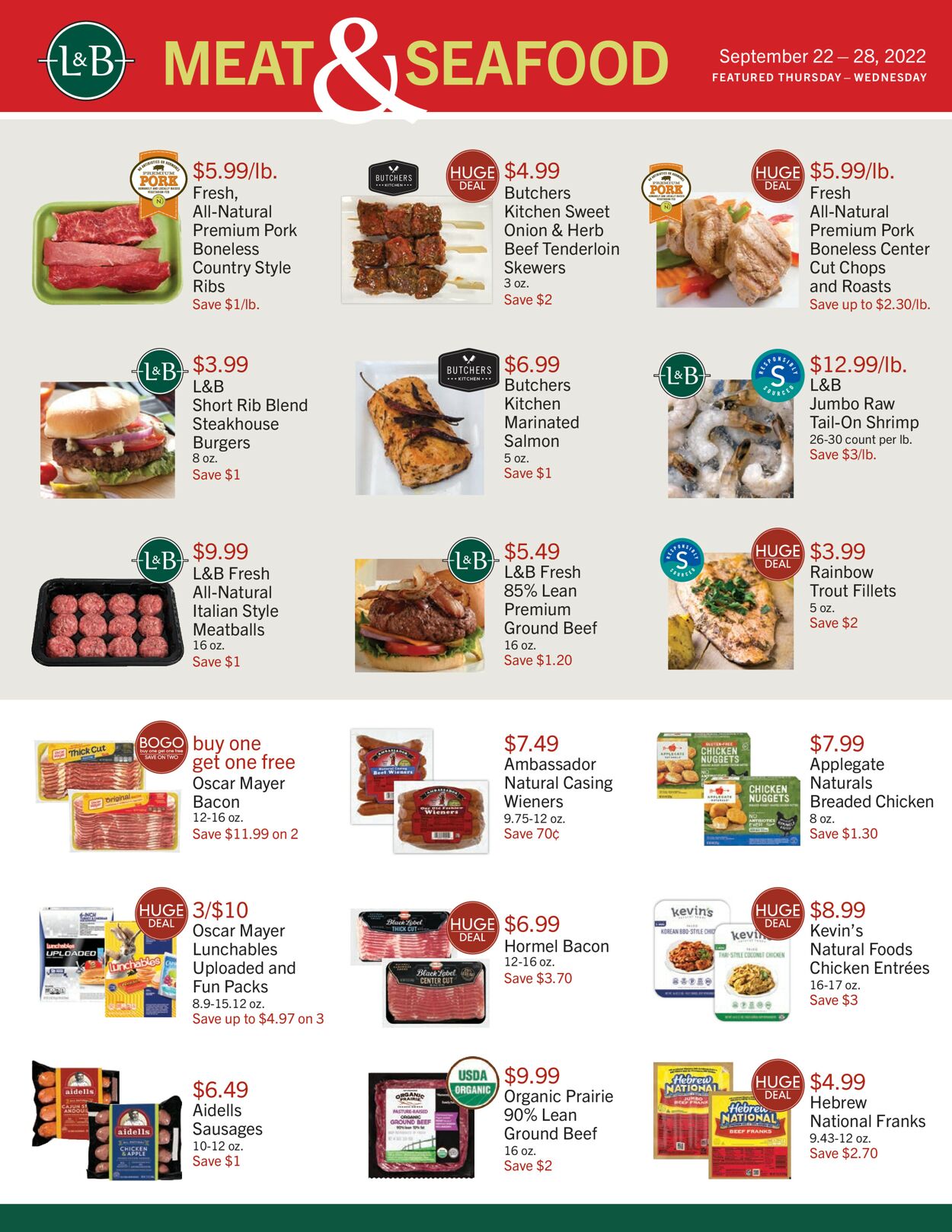 Catalogue Lunds & Byerlys from 09/22/2022
