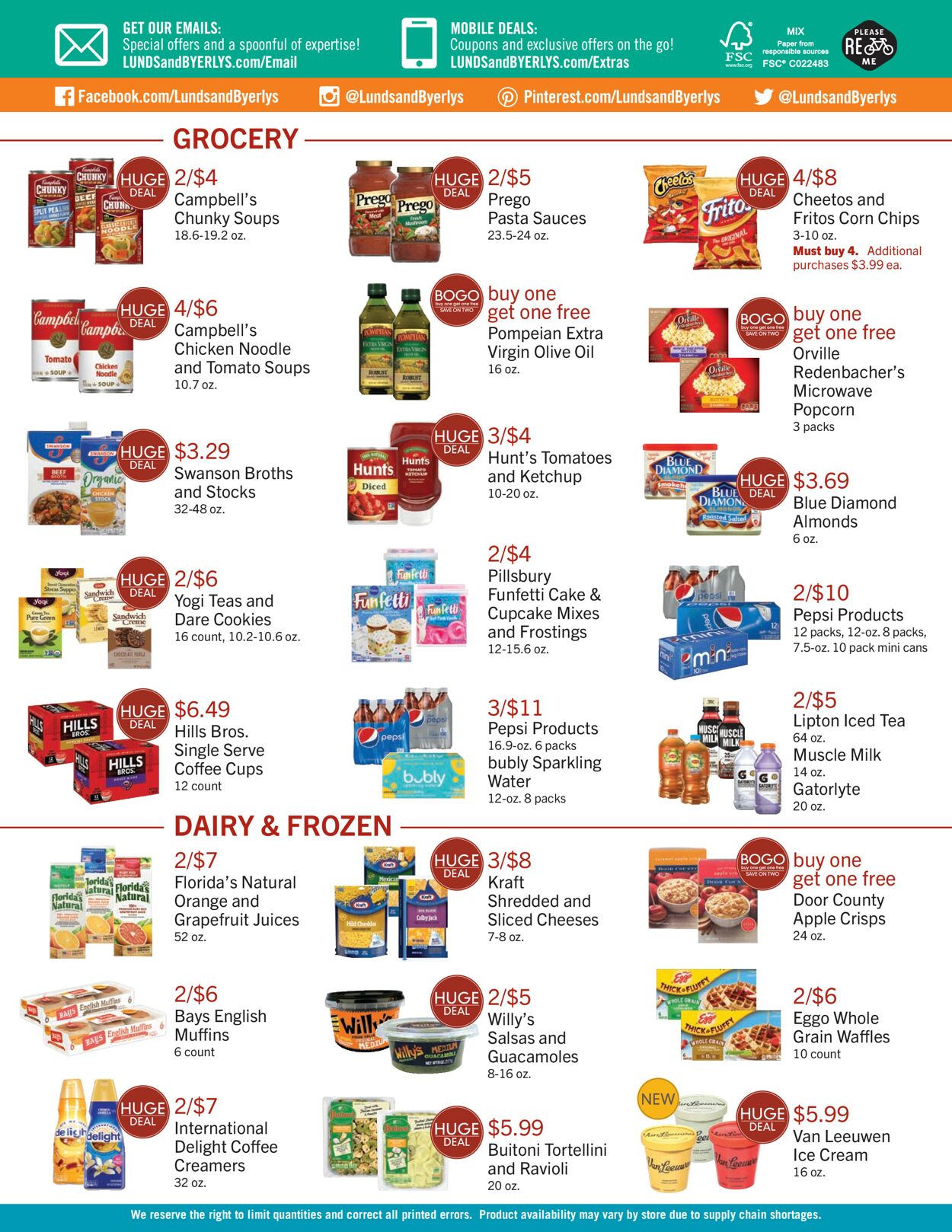 Catalogue Lunds & Byerlys from 10/13/2022