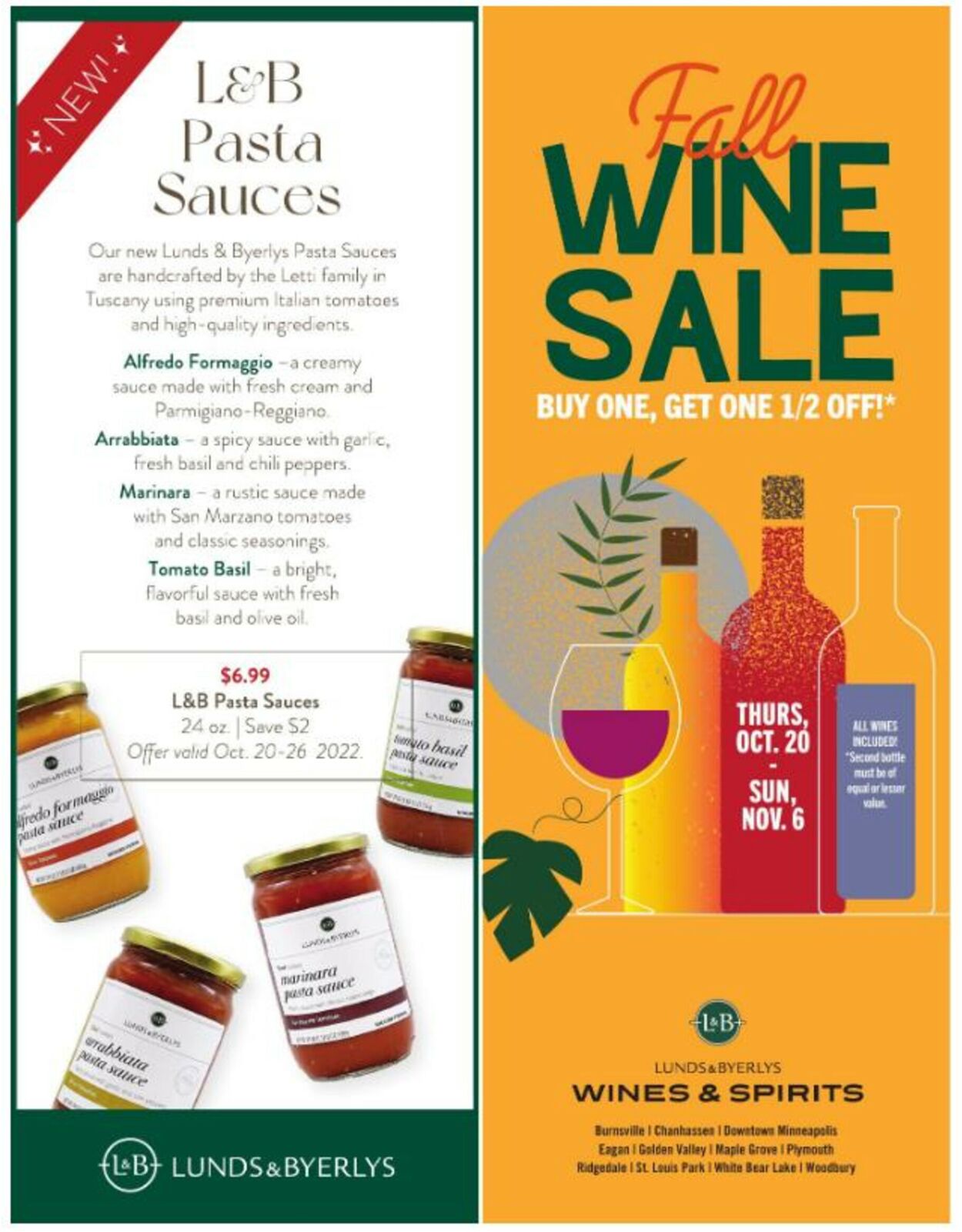 Catalogue Lunds & Byerlys from 10/20/2022