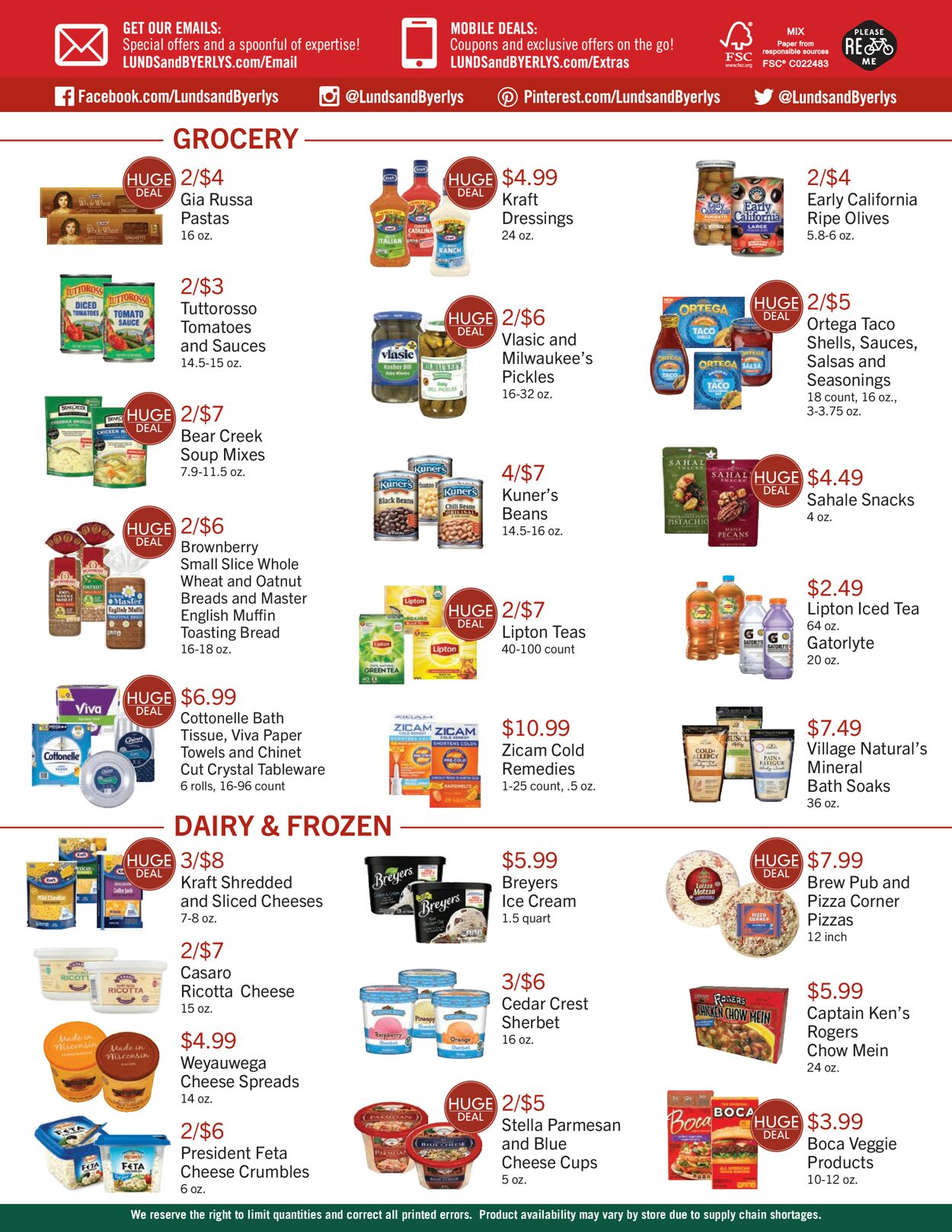 Catalogue Lunds & Byerlys from 11/24/2022