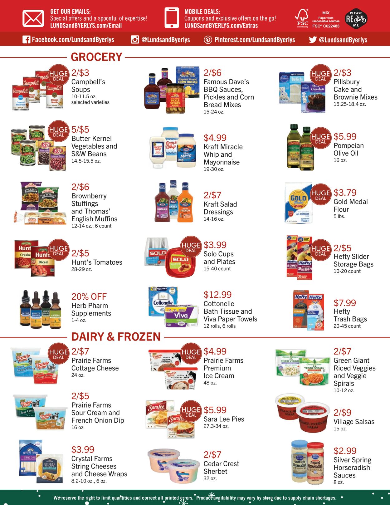 Catalogue Lunds & Byerlys from 12/08/2022