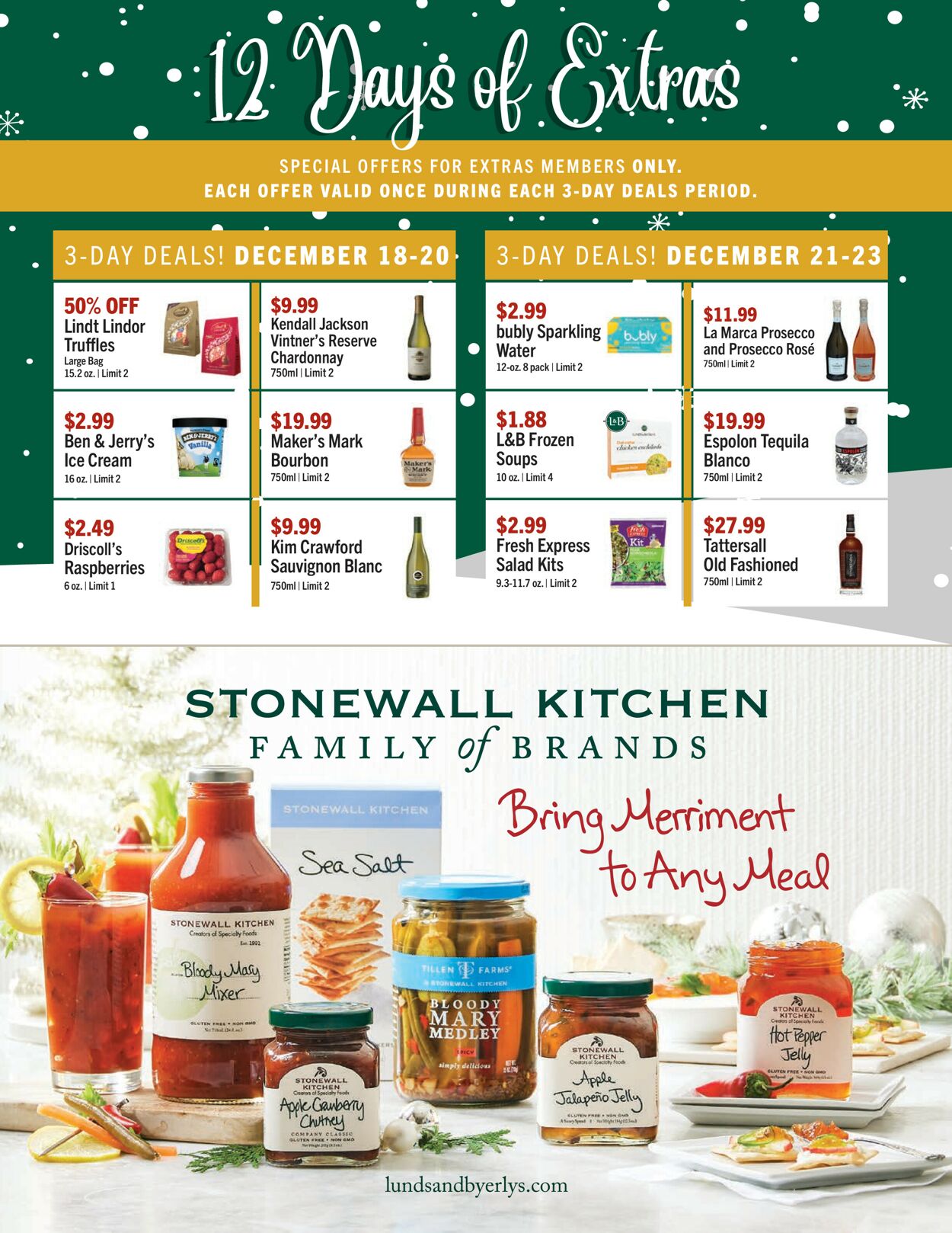 Catalogue Lunds & Byerlys from 12/15/2022