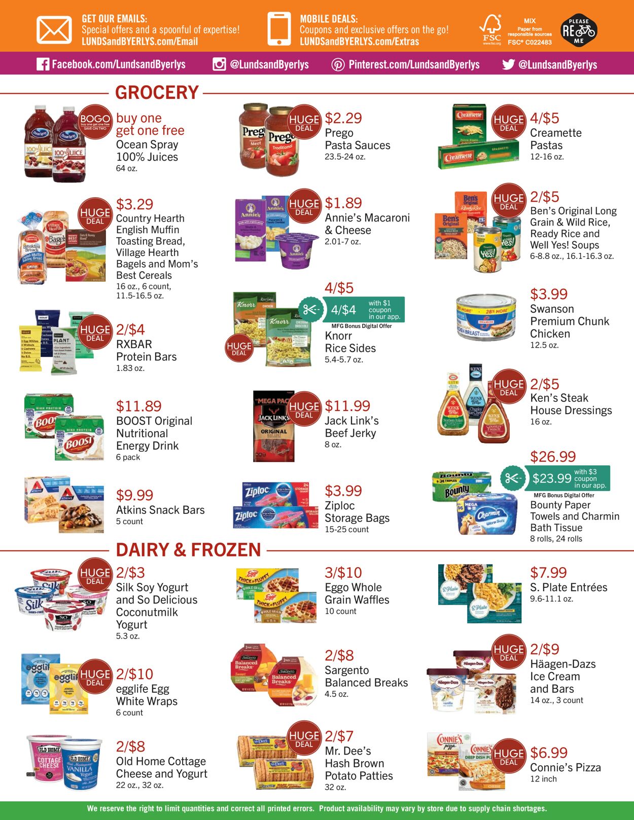 Catalogue Lunds & Byerlys from 01/05/2023