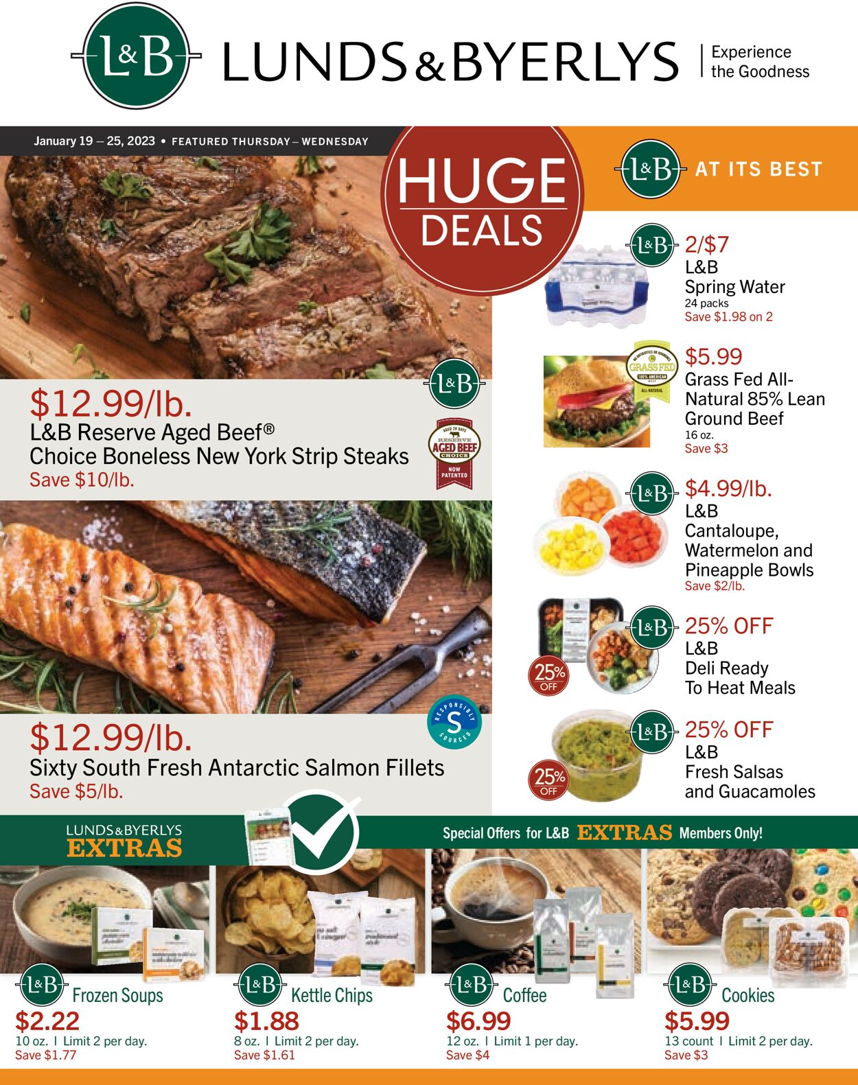 Catalogue Lunds & Byerlys from 01/19/2023