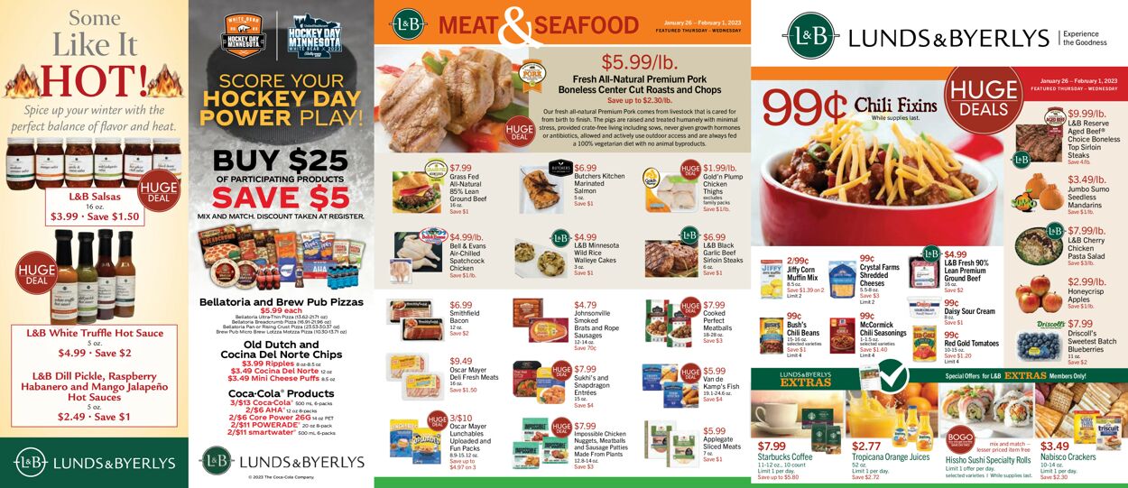 Catalogue Lunds & Byerlys from 01/26/2023