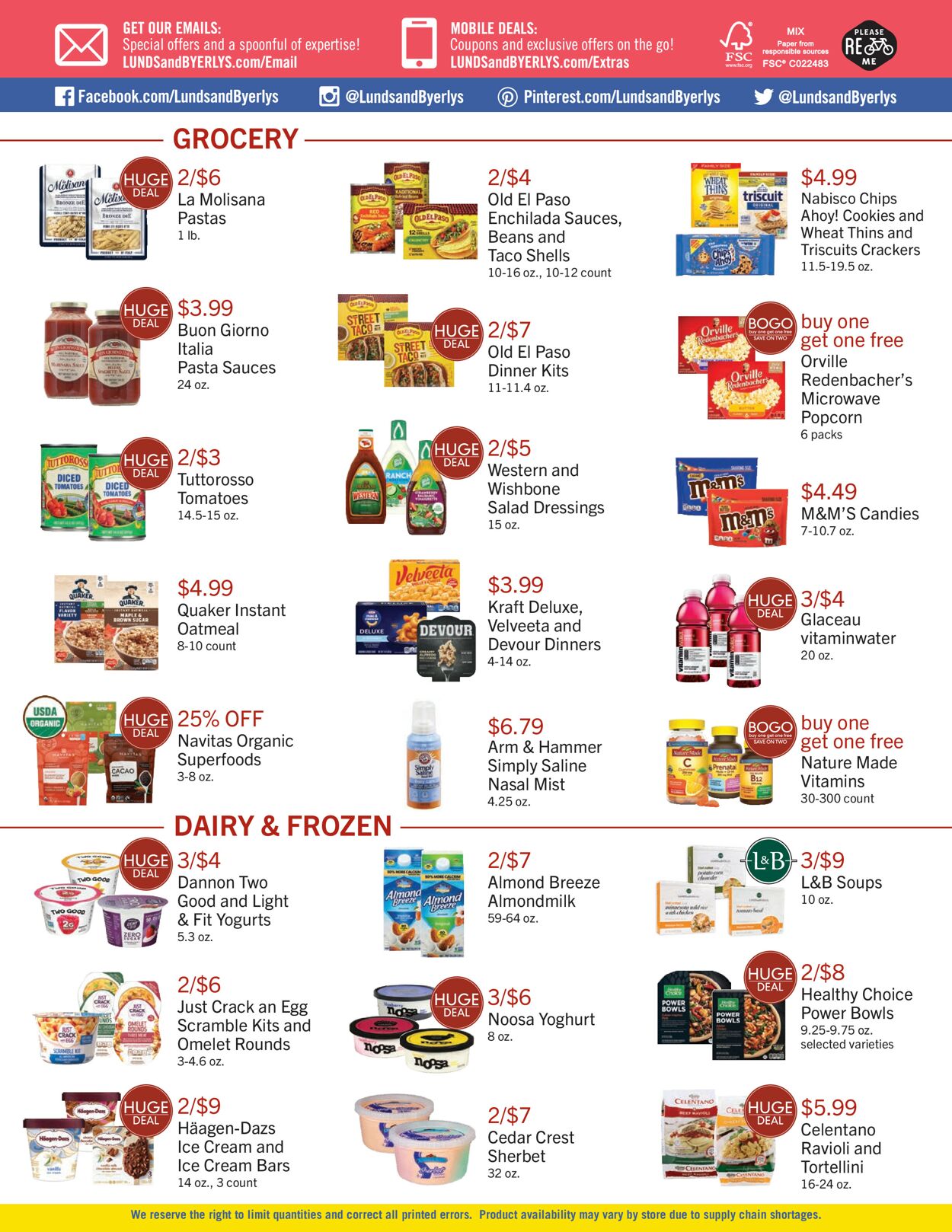 Catalogue Lunds & Byerlys from 04/20/2023