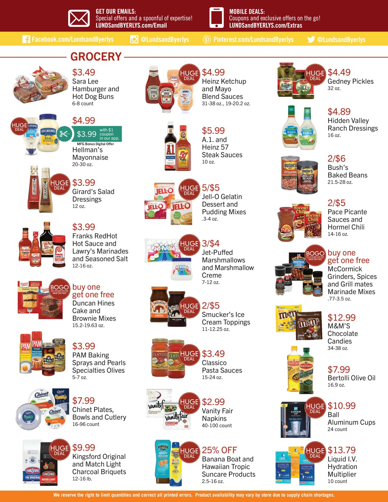 Catalogue Lunds & Byerlys from 05/25/2023