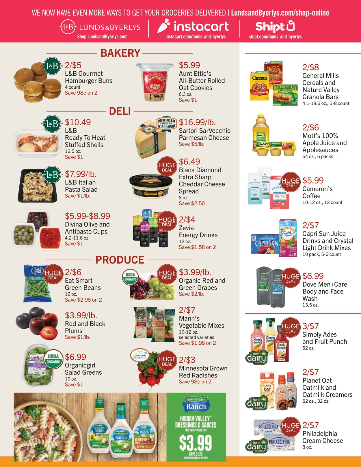 Catalogue Lunds & Byerlys from 06/22/2023
