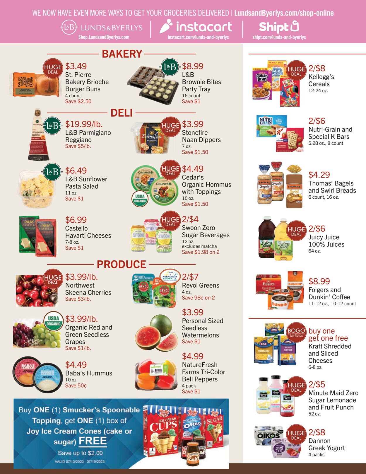 Catalogue Lunds & Byerlys from 07/13/2023