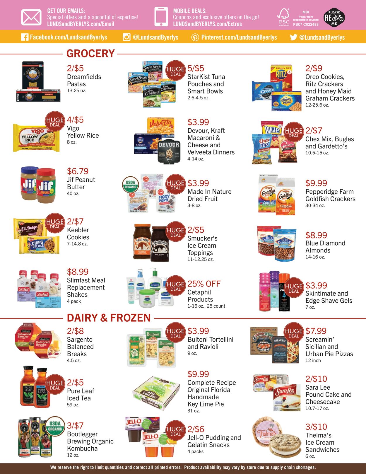 Catalogue Lunds & Byerlys from 07/13/2023