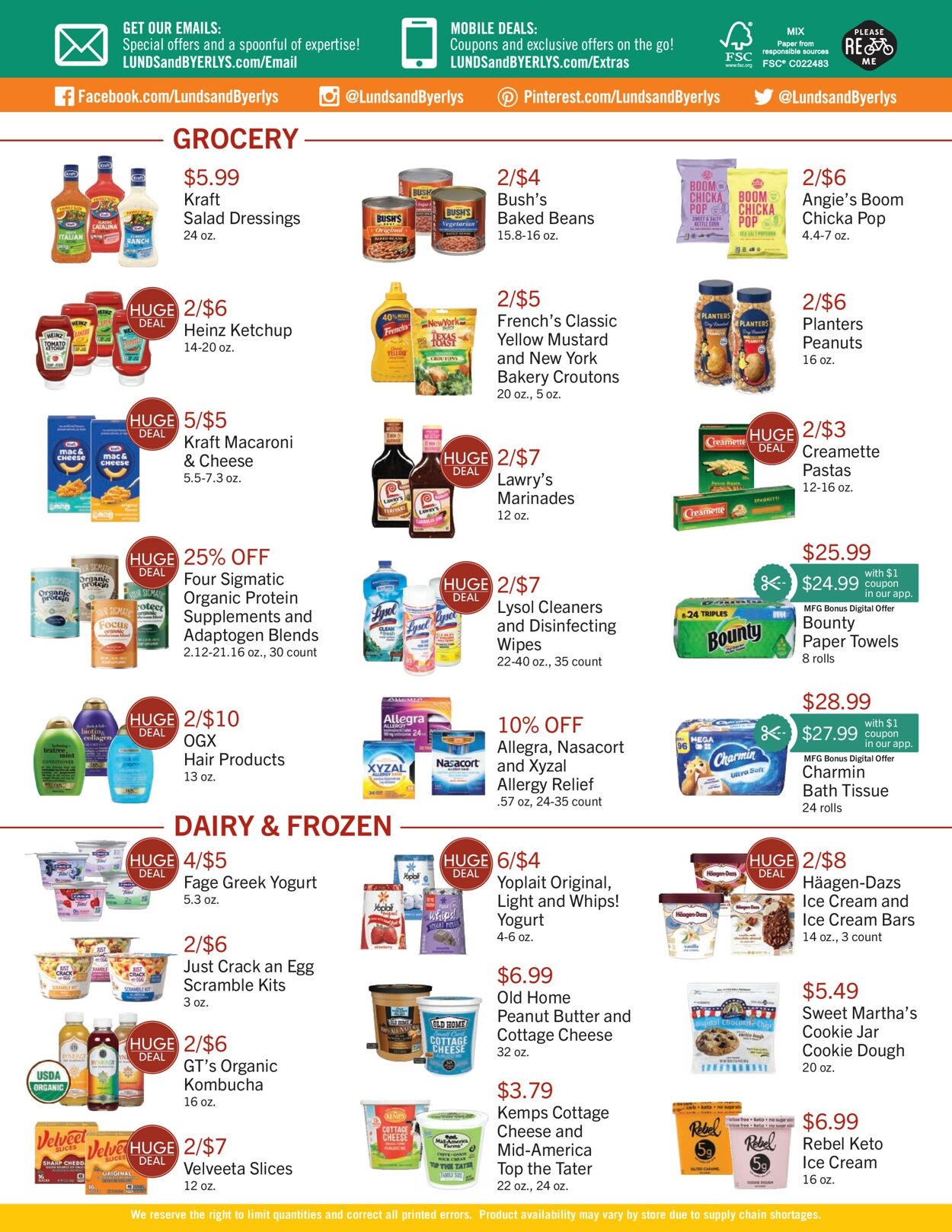 Catalogue Lunds & Byerlys from 08/03/2023