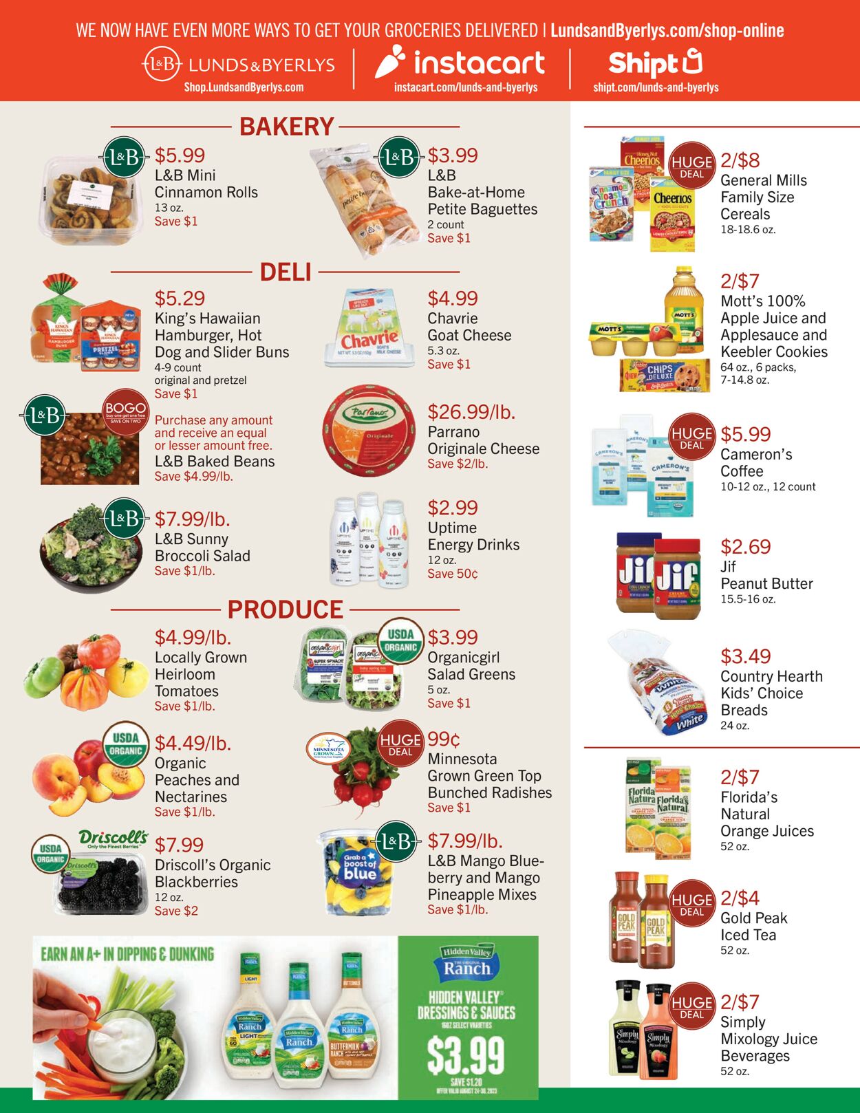 Catalogue Lunds & Byerlys from 08/24/2023