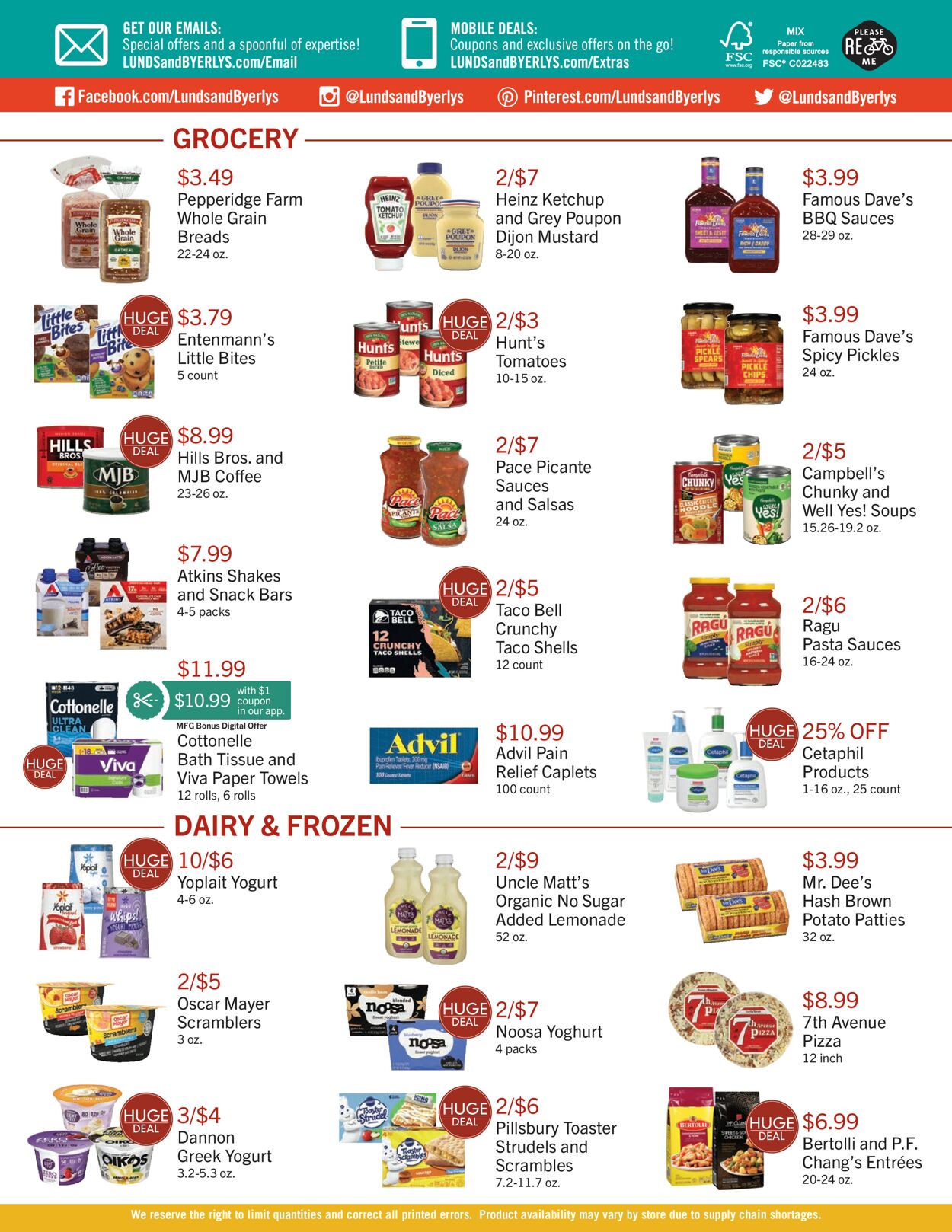 Catalogue Lunds & Byerlys from 09/07/2023