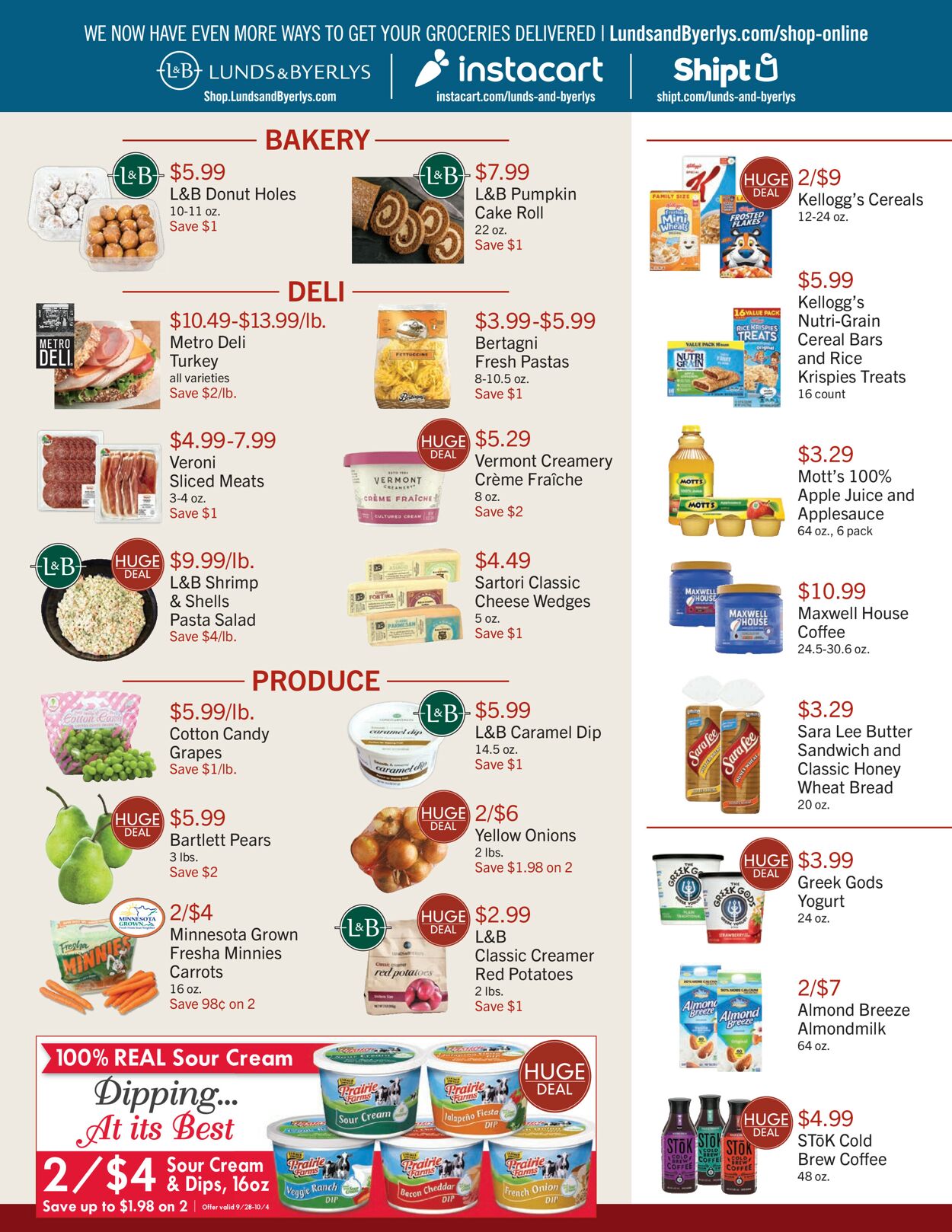Catalogue Lunds & Byerlys from 09/28/2023