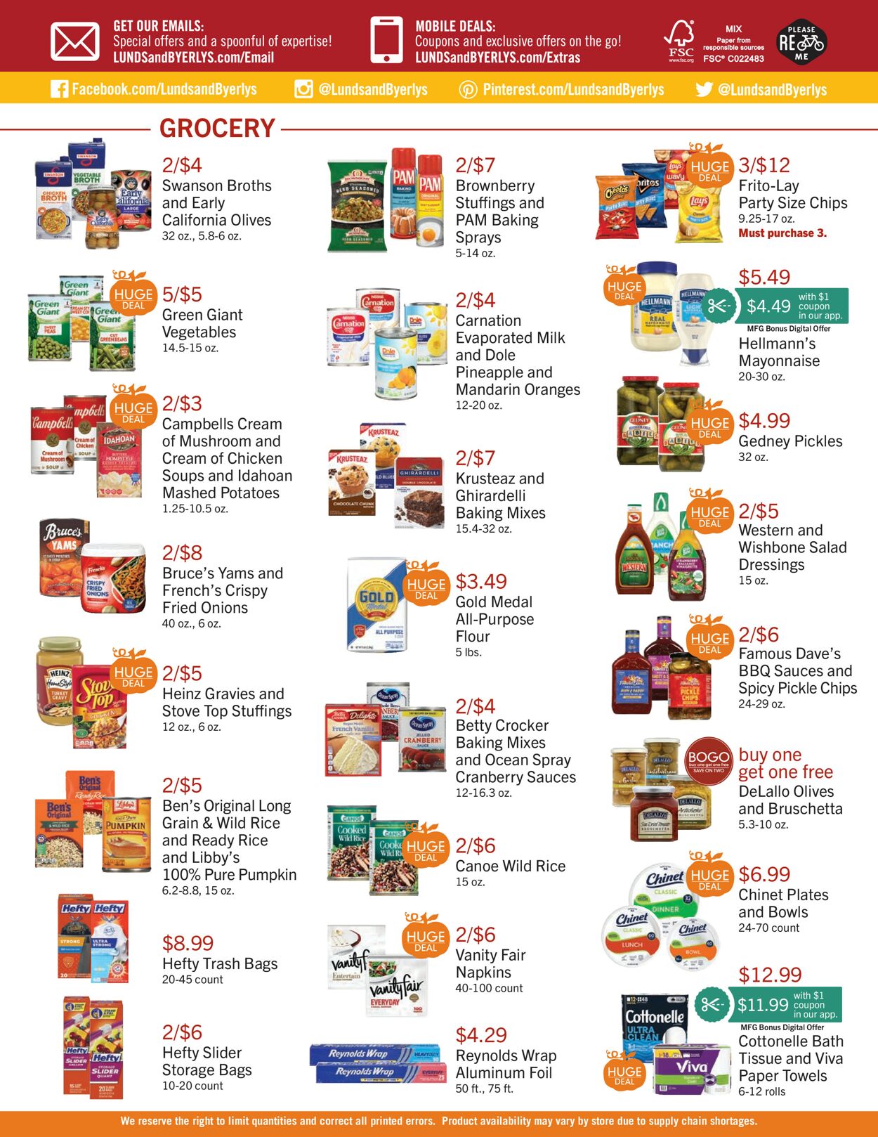 Catalogue Lunds & Byerlys from 11/16/2023