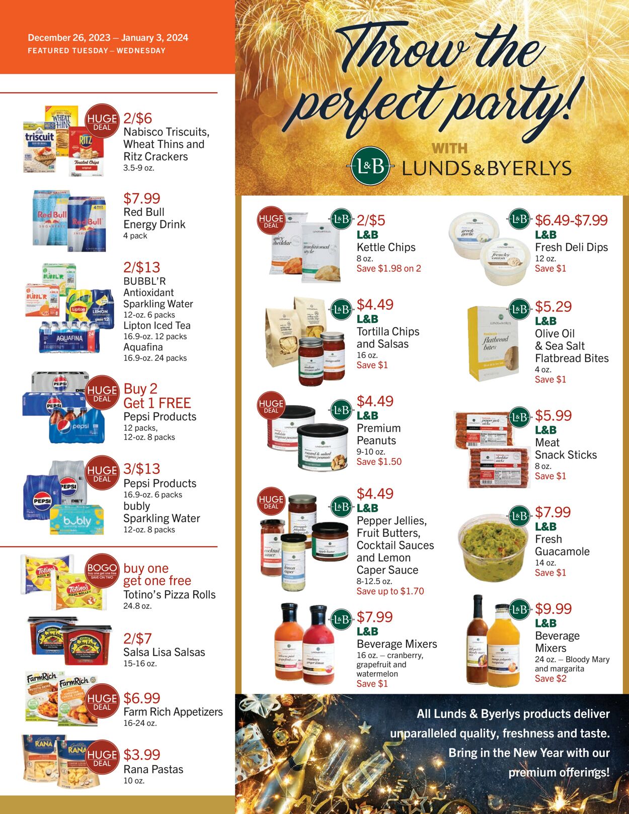 Catalogue Lunds & Byerlys from 12/21/2023