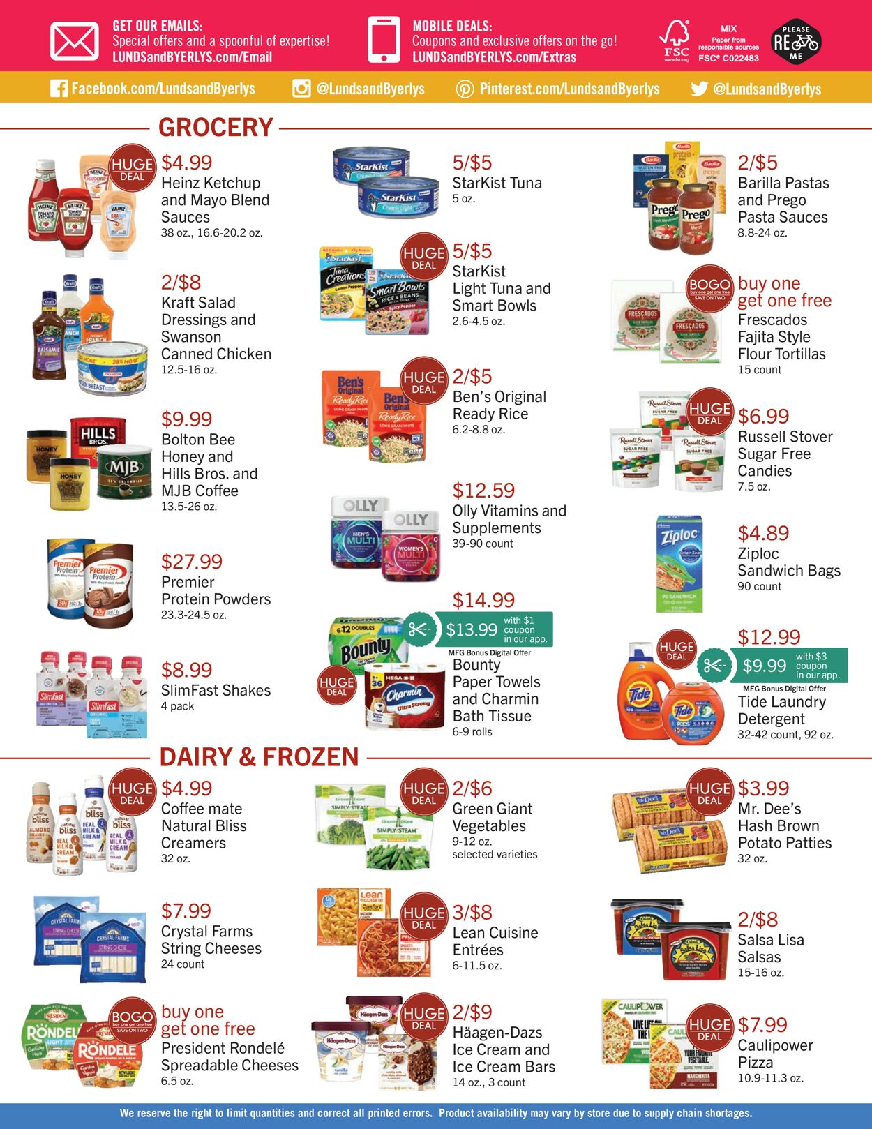 Catalogue Lunds & Byerlys from 01/04/2024