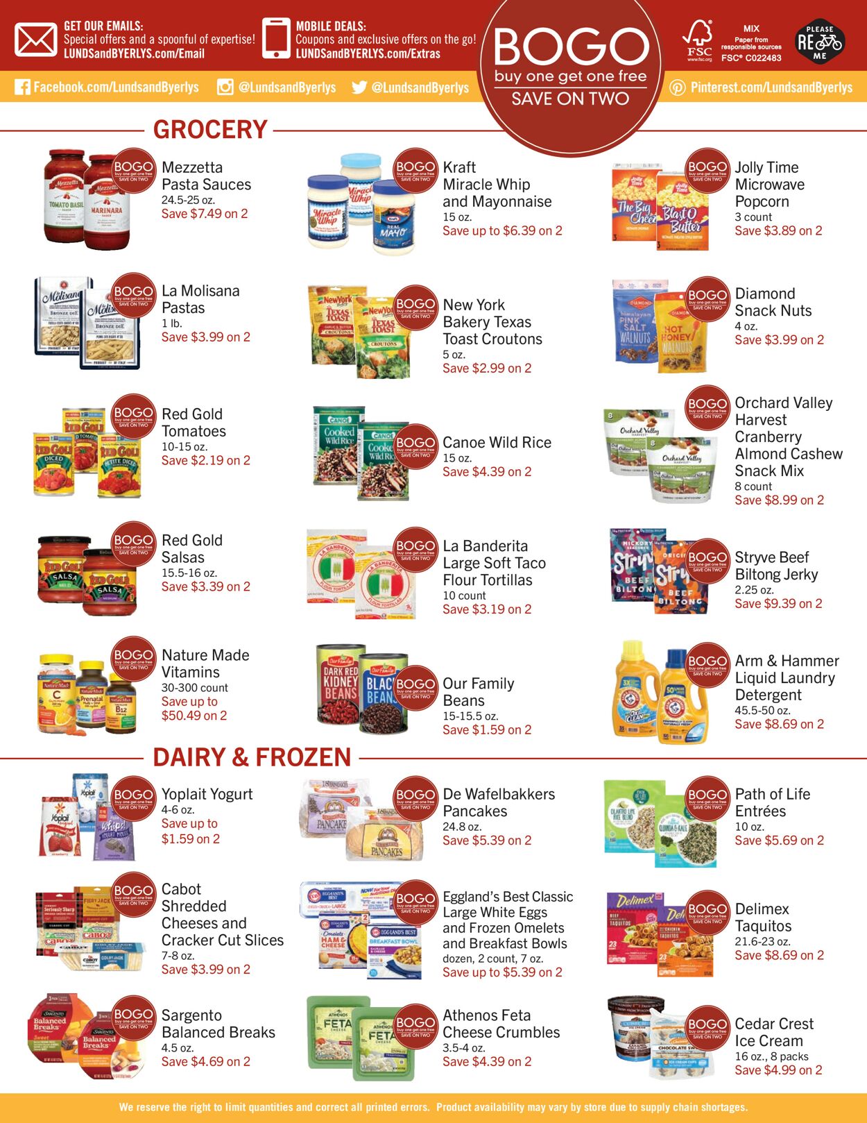 Catalogue Lunds & Byerlys from 01/11/2024