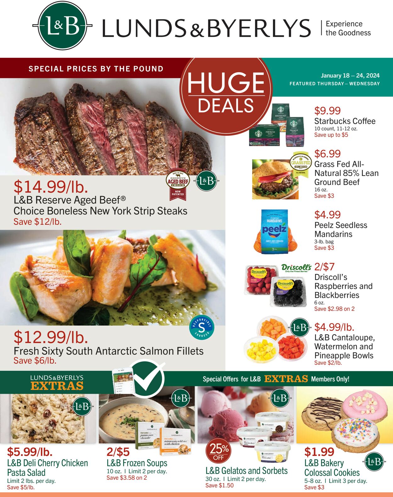 Catalogue Lunds & Byerlys from 01/18/2024